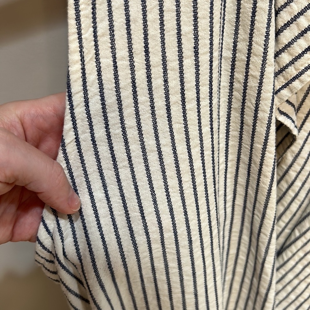 ZARA | Striped Wrap Dress - Picture 5 of 6